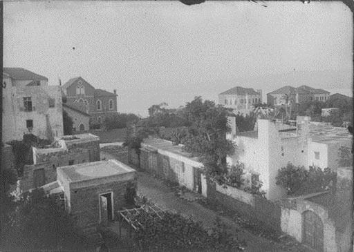 Abdul Aziz Street, with AUH on the right  1890s 