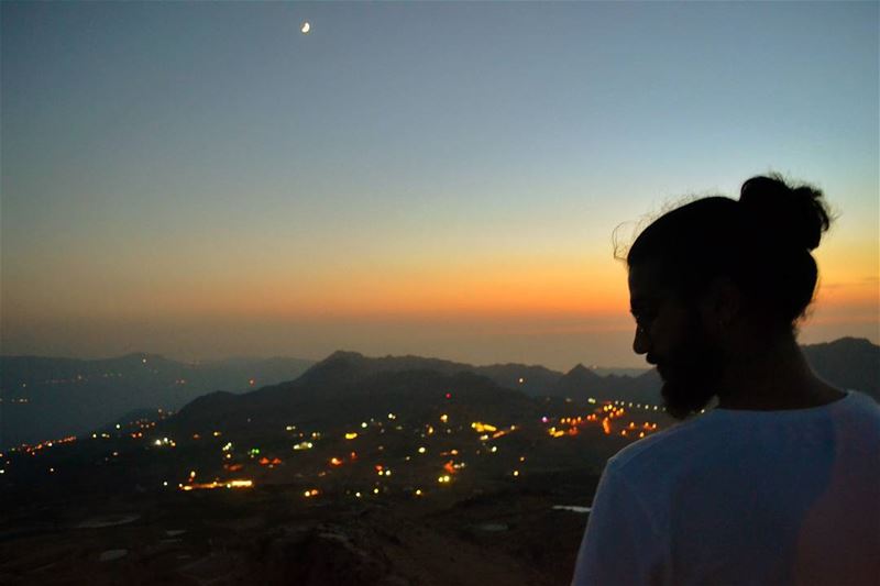 Abendrot. (Akoura, Mont-Liban, Lebanon)