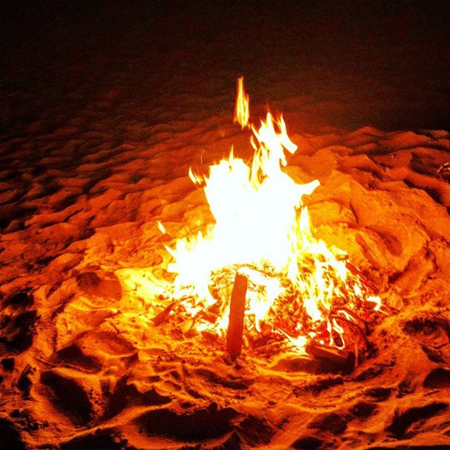  about last night beach camp camping fire campfire nature naturelovers... (Chekka Al Herry)
