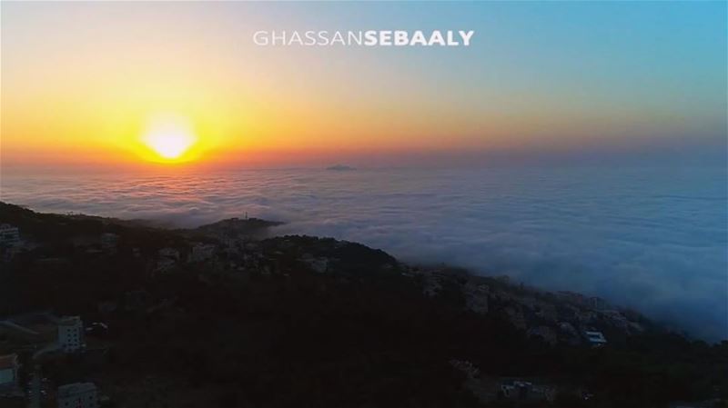 Above the clouds drone flight dji  djiglobal  phantom4pro  inspire ... (Bikfaïya, Mont-Liban, Lebanon)