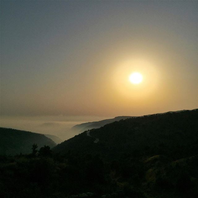 Above the clouds, to the Sun  Road  Clouds  Sun  LiveLoveLebanon ... (Majdal Tarshish, Mont-Liban, Lebanon)