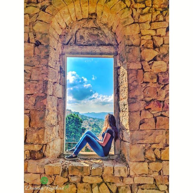 Adventure is just outside your window 🍃.Credit to @issa.anthony ...... (Salima, Mont-Liban, Lebanon)