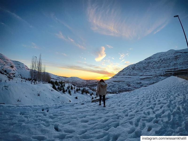 Adventure starts where plans end 🌄 ❄️ faraya  farayalovers  lebanon ... (Faraya, Mont-Liban, Lebanon)