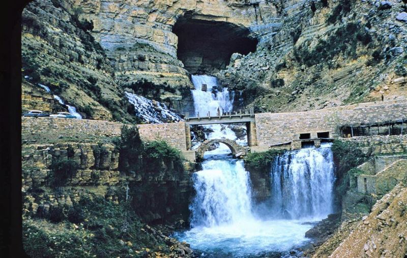 Afqa Waterfall 1954