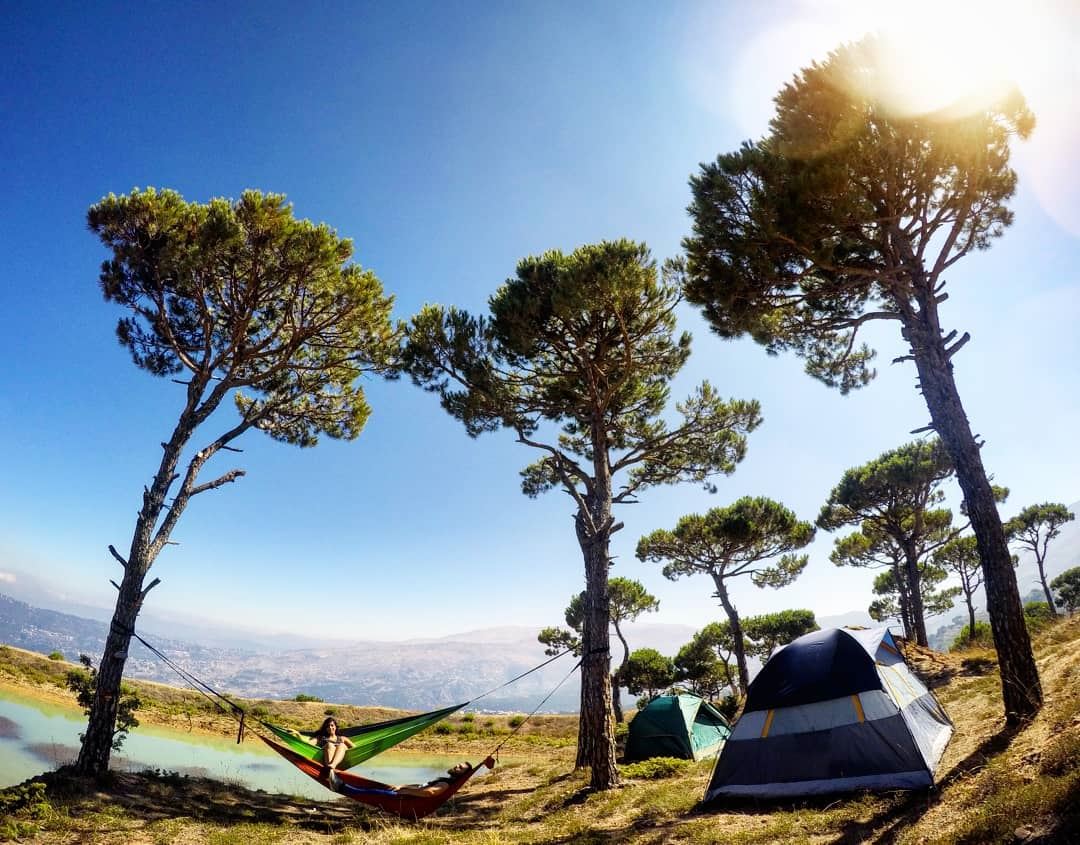 After An Amazing Night 🌌 Comes The Ultimate Good Morning 🌞🌳🏕️... (Falougha, Mont-Liban, Lebanon)
