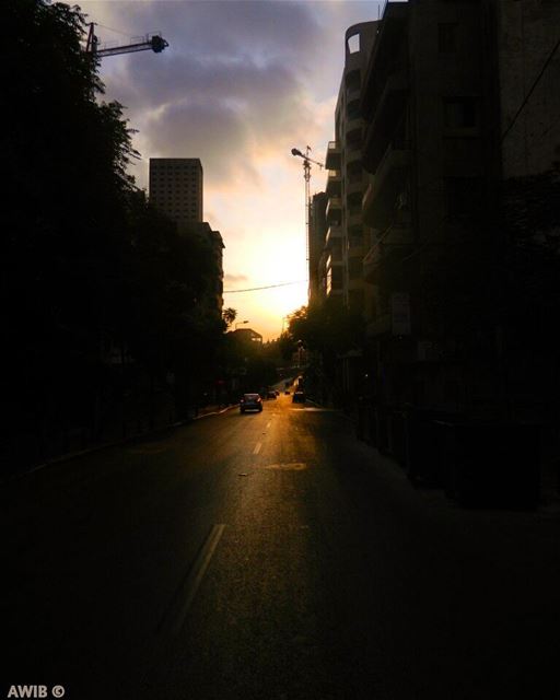 After darkness, comes the light good  evening  dawn  streetphotography ... (Beirut, Lebanon)