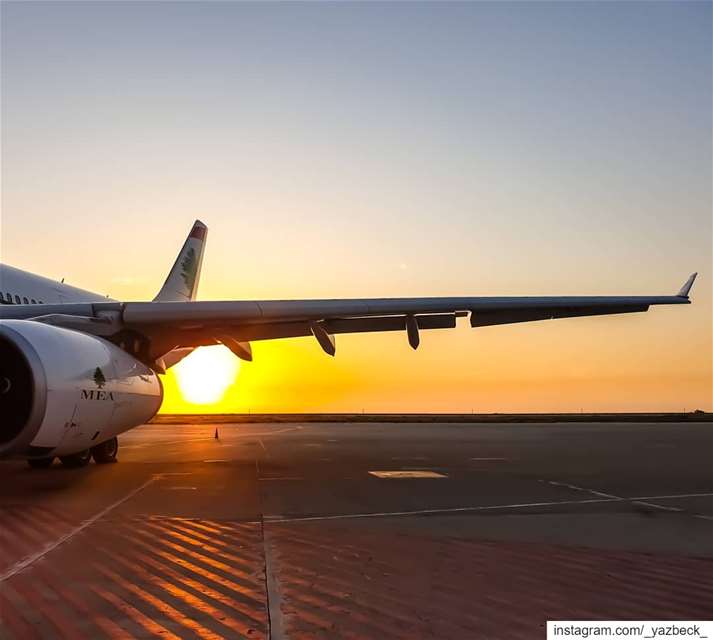 After every sunset, there is a sunrise...We will rise again.....📸... (Beirut-Rafic Hariri International Airport)