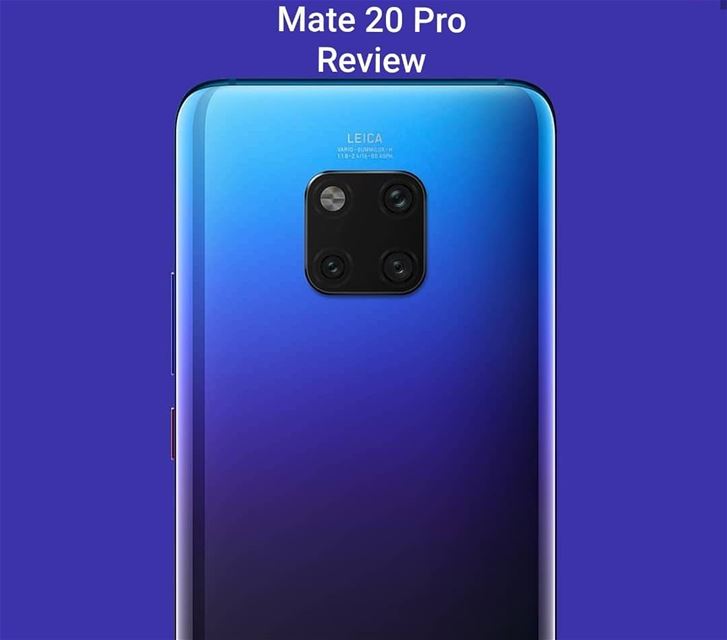 After one week with my new Huawei Mate 20 Pro,  I have to say that I'm...