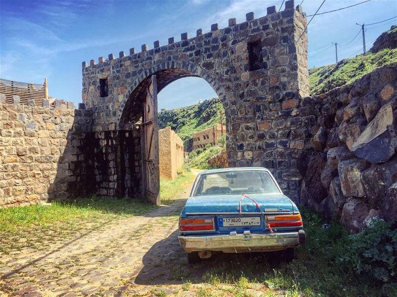 After the lovely rain ☔️ wind ☁️ and snow ❄️ May your weekend be wonderful... (Al Wazzani, Al Janub, Lebanon)