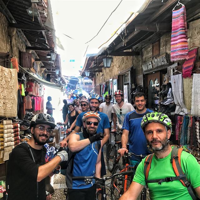 After the ride, a short walk inside the historical souk of Byblos 🚴..... (Jbeil جبيل)