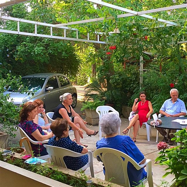 Afternoon coffee...The reason why we love this country!  lebanon ... (Jamhoûr, Mont-Liban, Lebanon)