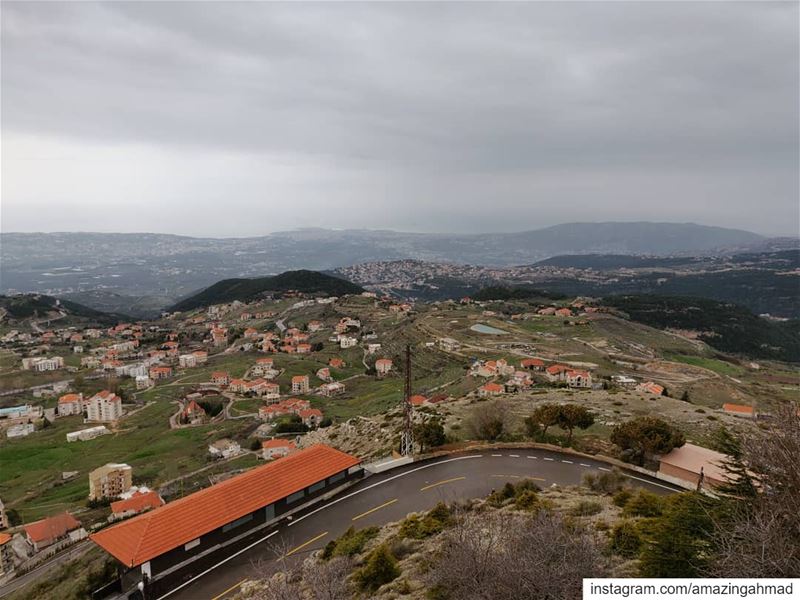 Ahh Lebanon... The place where you can be in the mountains skiing and... (Ehden, Lebanon)