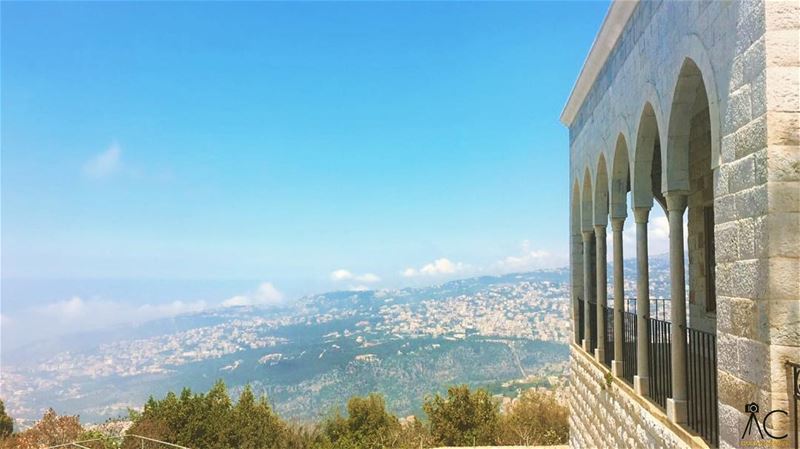  ainalak  bikfaya  lebanon  bluesky  arcades  livelovelebanon ... (Ain Alak)