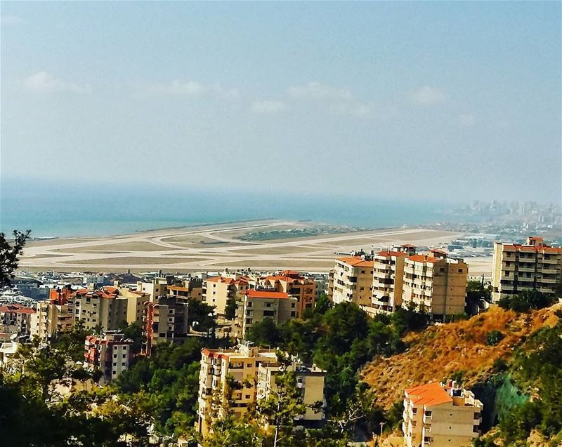 Airport view frm a distance  overlook  airportrunway  lebanonairport ...