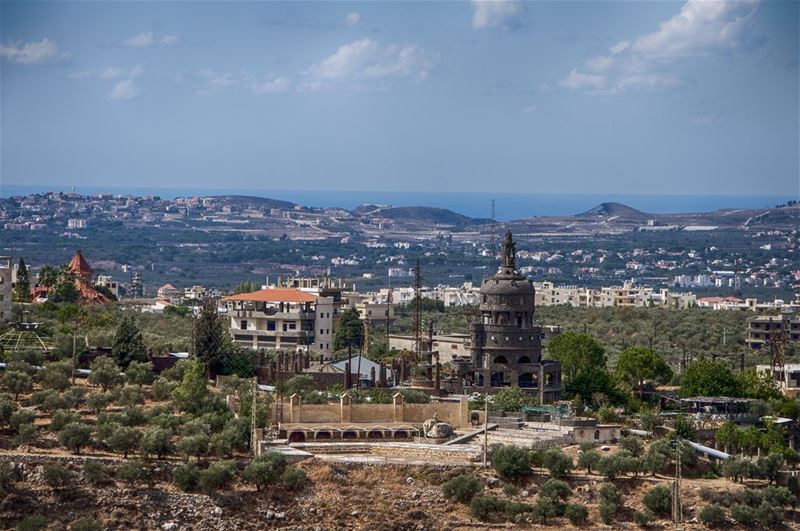 Aito and Black Museum Seen from Deir Hamatoura 