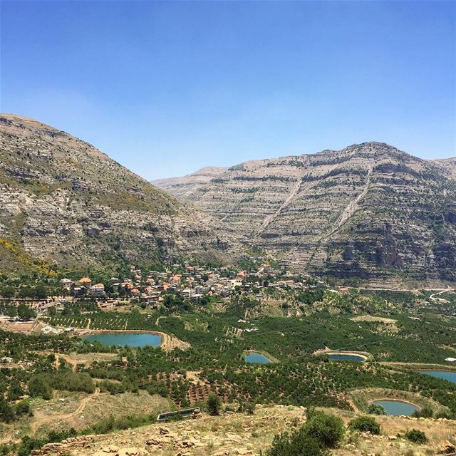  Akoura and its  famous  water bassins is a  perfect place to go for a ... (Akoura, Mont-Liban, Lebanon)