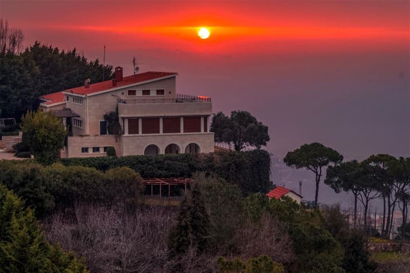  Aley Sunset sunshine clouds landscape nature beautiful lebanon wonderful... (Aley District)