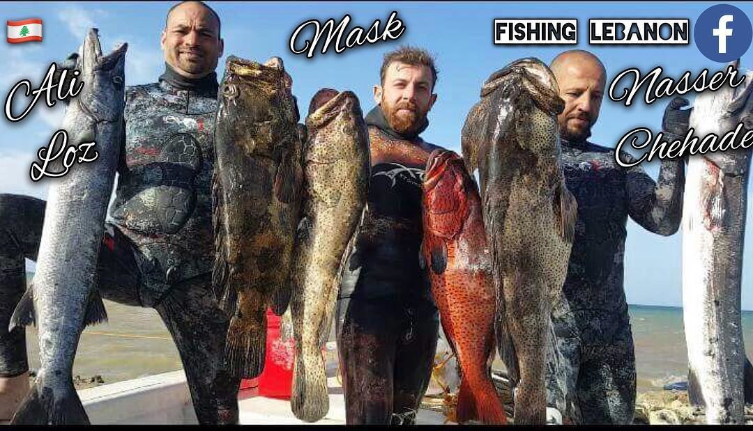 @alii_loz @mask7648 @nasserchehadeh & @fishinglebanon - @instagramfishing @ (Beirut, Lebanon)