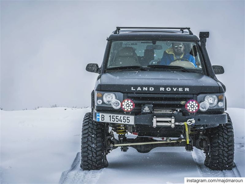 All cars are not made Equal⛰❄••• lebanon  nature  snow  offroad ... (Lebanon)