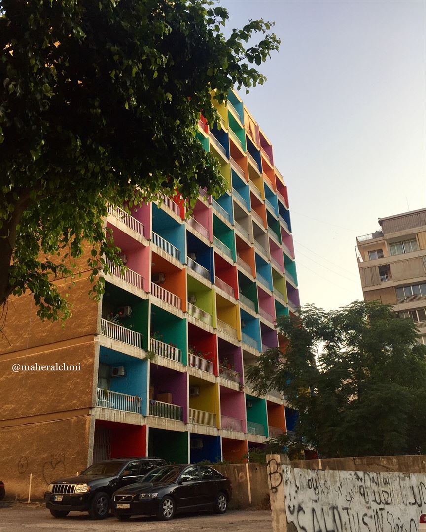 all colors 🌈. . beiruting  hamra  color  love  lebanon  beirut ... (Beirut, Lebanon)