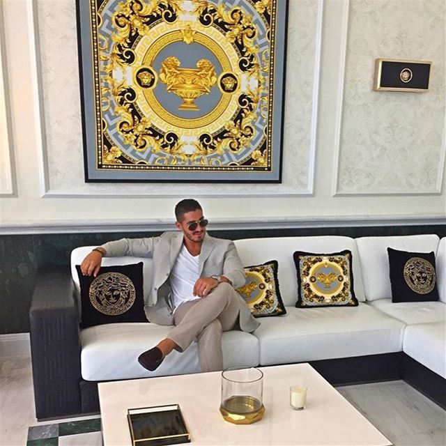 'All  Versace Everything Lobby @versacetowerbeirut ⚜️Experience Beirut...