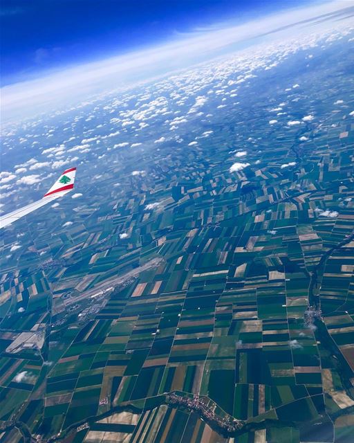 All you have to do ..is fly viewfromthetop airplanewindowview lebanonflag🇱