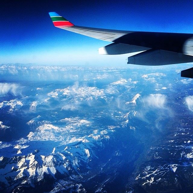 Alpen  alps  flight  mea  middleeastairlines  flying  beirut  lebanon ...