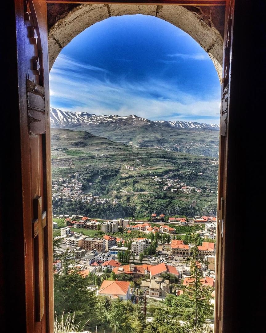 Always leave a window wide open for the light of faith to shine through ✨🙏 (Saydet El Hosn - Ehden)