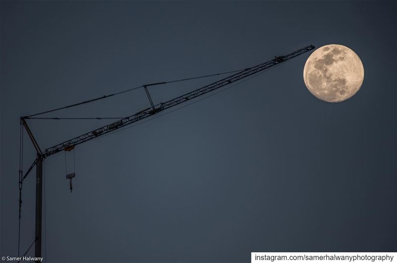 Always Lift your moon up! ...from the  sky of  beirut  lebanon this  ...