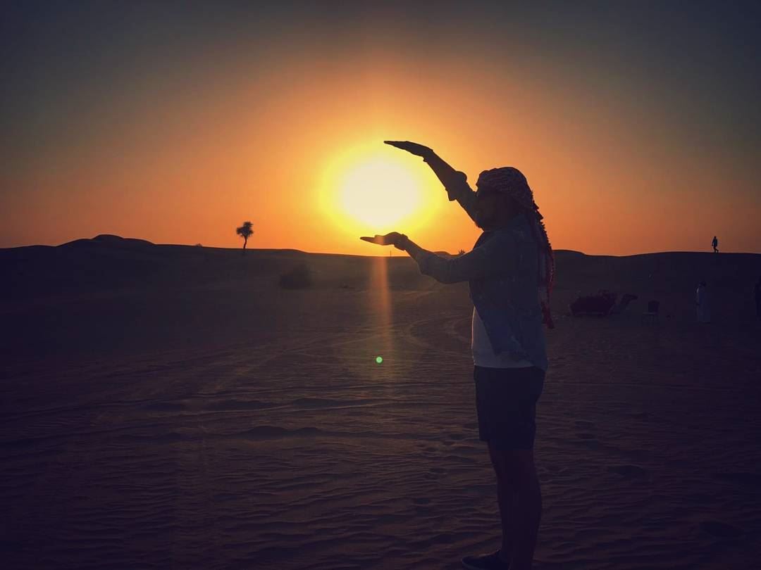 Always look on the bright side of life ; because life isn't perfect . But... (Dubai Desert Safari Tours)