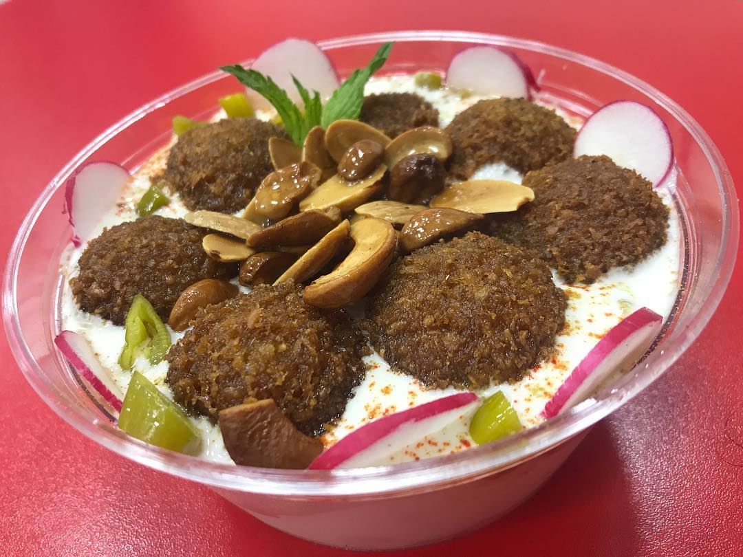 Amazing oriental fusion at karim sahyoun 😍🇱🇧🇱🇧🇱🇧 falafel fatteh !!... (Falafel Karim Sahyoun "Hamra & Ashrafieh")
