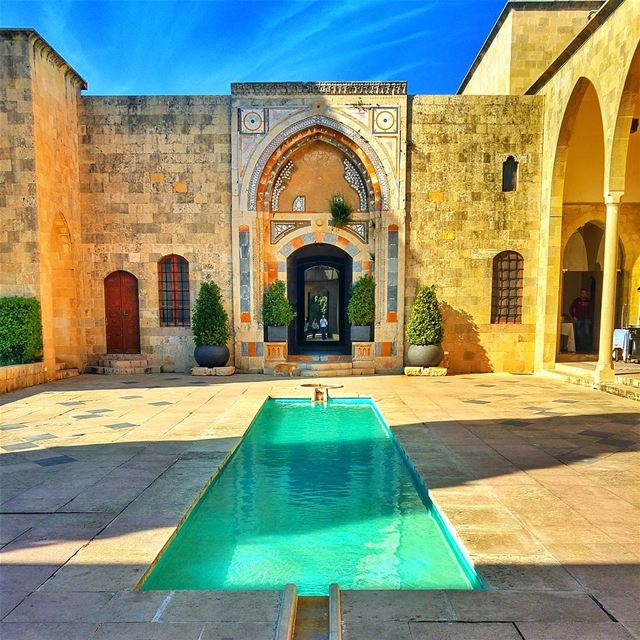 Amazing Palace ❤ lebanon  nature  naturelovers  natureporn  landscape ... (Mir Amin Palace)