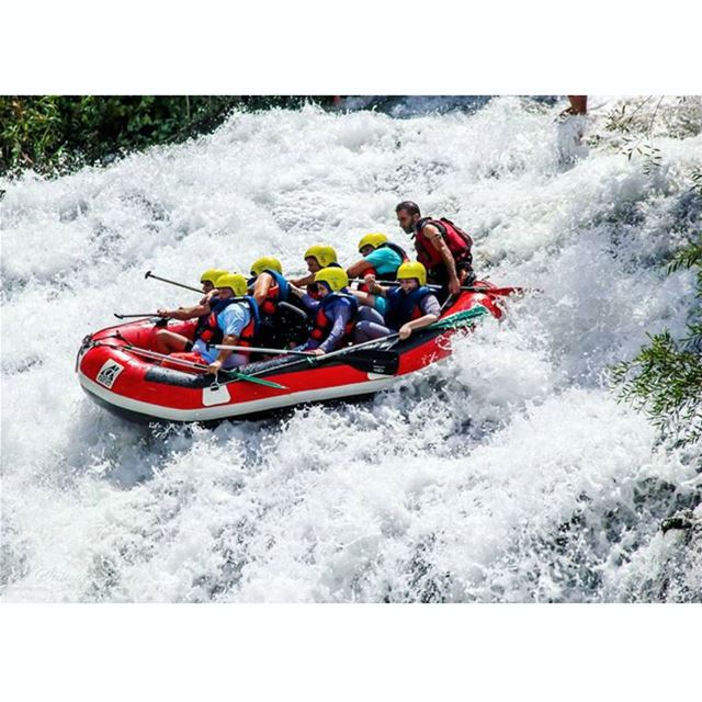 Amazing rafting day  rafting  raftingday  assiriver  waterfall  river ... (الهرمل - نهر العاصي)