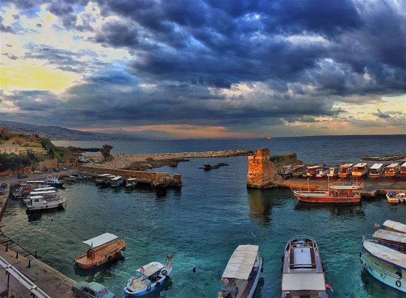 Amazing shot of  Byblos by @youhannazn jbail jbeil lebanon...