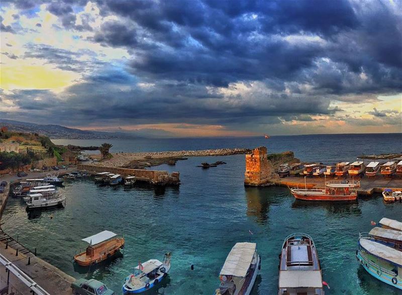 Amazing shot of  Byblos by @youhannazn jbail jbeil lebanon...