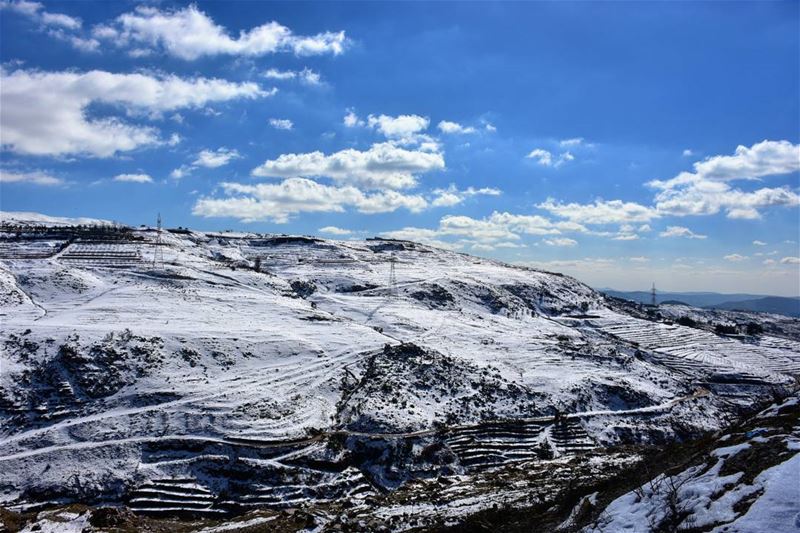 Amazing & sunny weather & only 2°C  freezing  amazing  weather  sunny ... (Dahr El Baïdar, Mont-Liban, Lebanon)