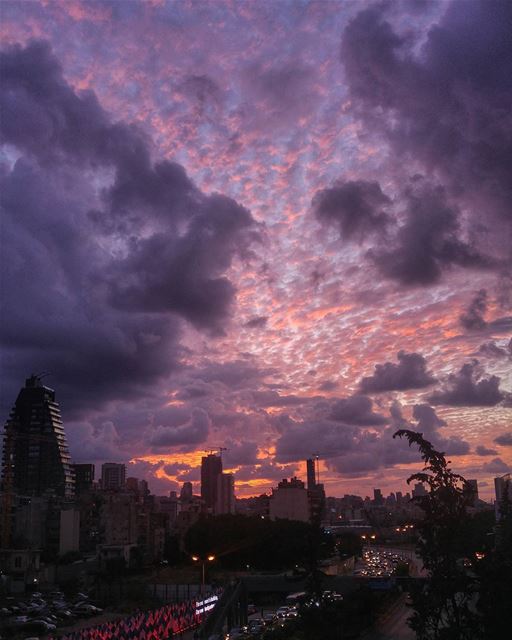 Amazing sunset ❤ lebanon  nature  naturelovers  natureporn  landscape ... (Beirut, Lebanon)