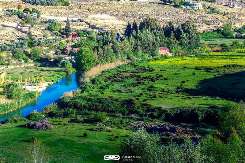 Amazing view by @hassanelmedlej assiriver  assi_river  hermel ... (El Hermel, Béqaa, Lebanon)