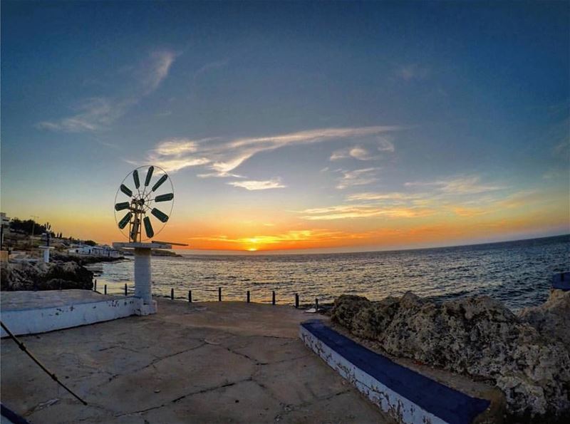 Amazing view from  anfehPhoto by @eliasksaadeh Share the beauty of ... (Ta7t El Ri7 - Anfeh)