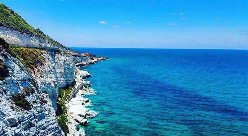 Amazing view from  naqoura Photo by @exploringlebanon Share the beauty... (الناقورة / Al Naqoura)