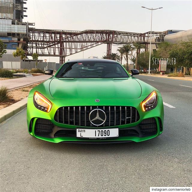 AMG GTR in Magno Green looks so mean. I can’t wait to share with you the...