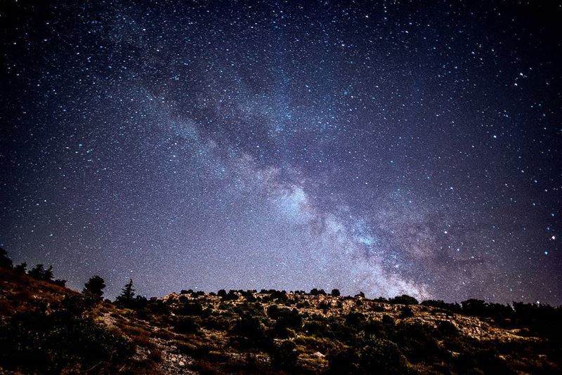 An attempt to shoot the milky way  nightphotography  photography ... (Cedars Ground Campsite)
