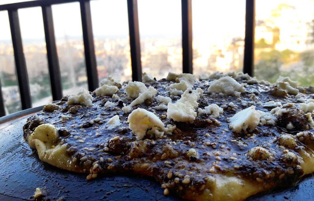 An authentic Lebanese breakfast.....Good morning! deliciousness ... (Tripoli - Abi Samra)