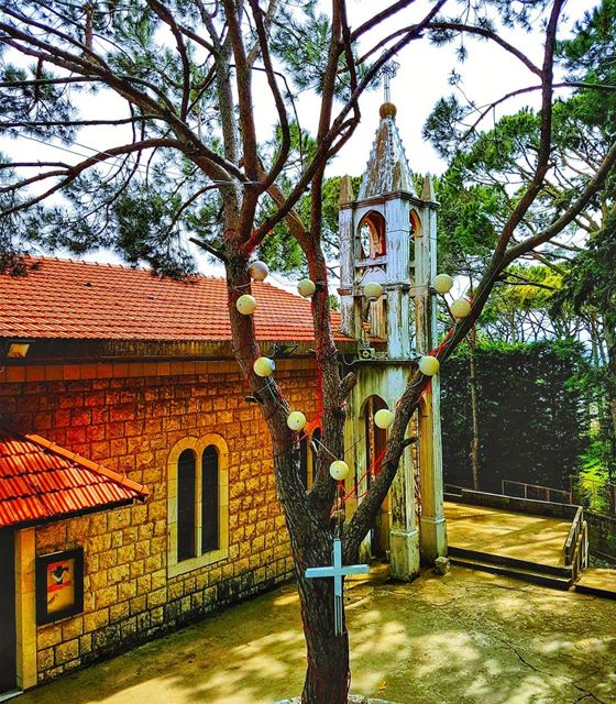 An old church in the woods  church  authentic  old  beautiful  ig_lebanon ... (Baabdâte, Mont-Liban, Lebanon)