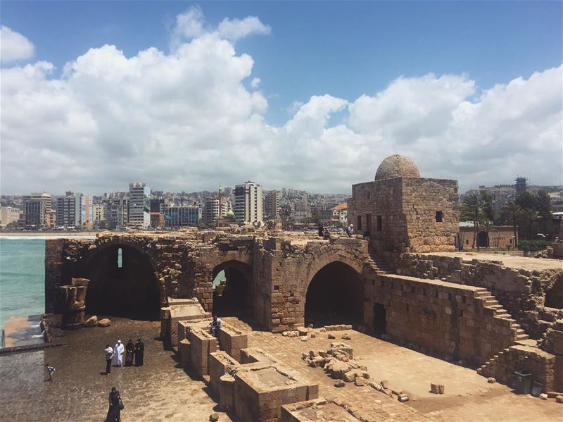 Ancient Roman Sea Castle🏰 (Saida The Sea Castle)