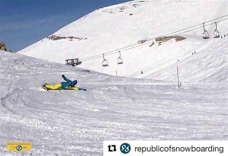 "and here we have a rare opportunity to catch the wild @chris_harran... (Mzaar Kfardebian Ski Resort)