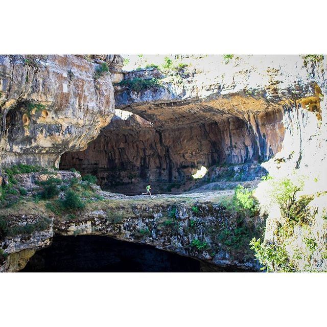 And I will keep running until i achieve great, and until my life becomes as great as the nature's beauty. 🏃🏃 (Baatara gorge waterfall)