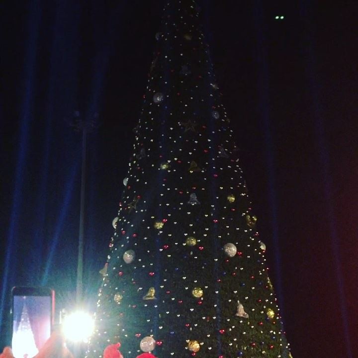 And my first instagram video is about lighting the christmas tree in... (Downtown Beirut)
