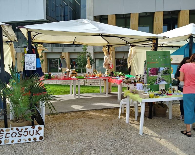 And that's a wrap with the  ecosouk  baladi pop up at the Balamand Spring... (University of Balamand - UOB)