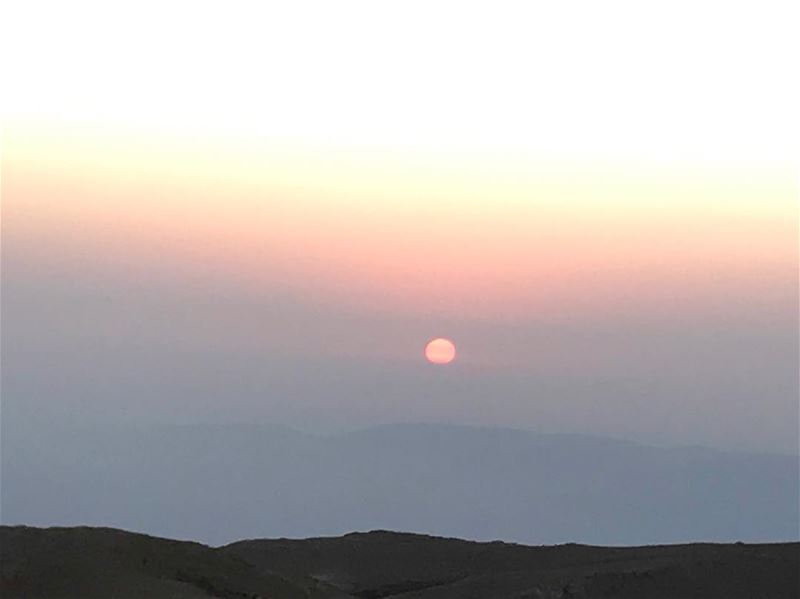 ...And the sun will rise. peakoftheday  trekking  hiking  nature ... (Qurnat as Sawda')